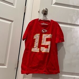 Nike Kids Red and Gold Jersey